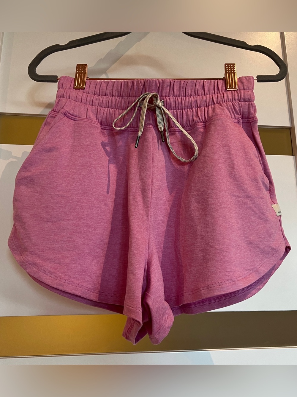 Vuori Halo Performance Shorts 2.0, Azalea Pink Heather, Small